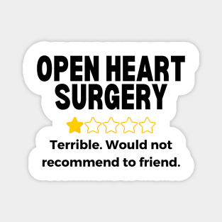 Open Heart Surgery Recovery Gift Magnet