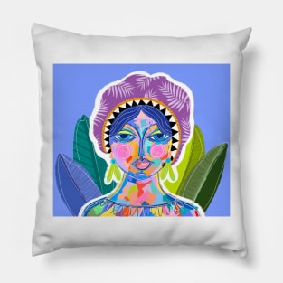 BLU GIRL Pillow