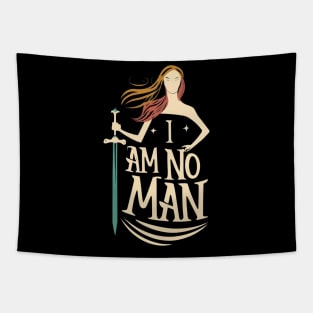 I am no man - Heroine - Typography - Fantasy Tapestry