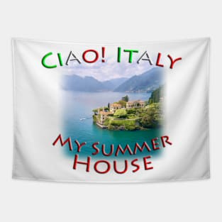 Villa Balbianello Summer house Lake Como Tapestry