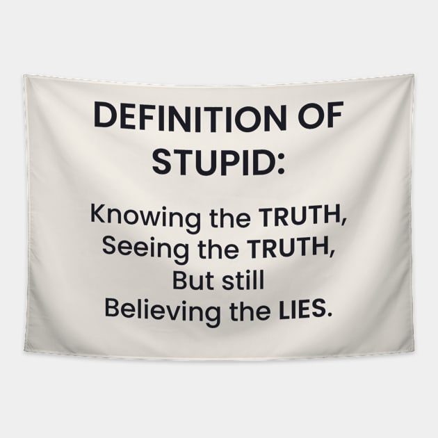 Truth and Lies Tapestry by JhomArtStore