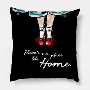 There's No Place like Home Watercolour Pillow