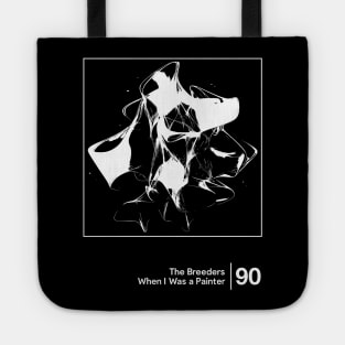 The Breeders / Minimalist Graphic Artwork Design Tote