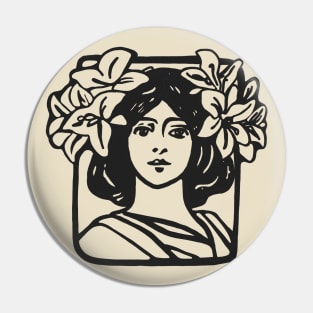 Flora - Goddess of Flowers Pin