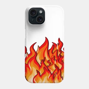 fancy hot burning face mask / face shield Phone Case