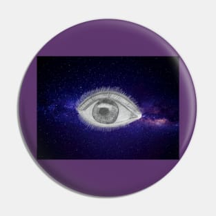 Galaxy Eye Pin