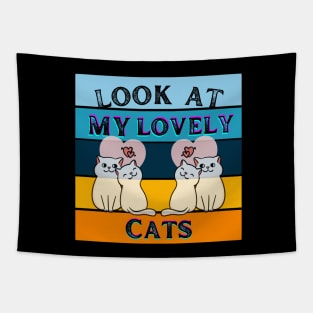 Look at my lovely cats Tapestry