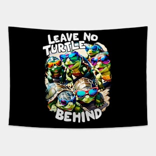 Leave no Turtle Behind Save the Turtles Tapestry