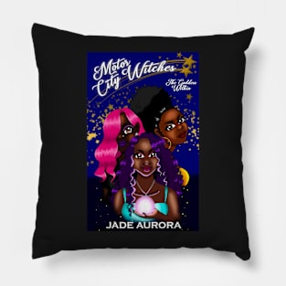 Motor City Witches Book Cover Pillow