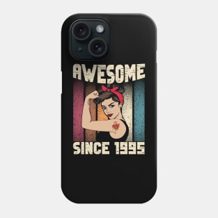 Awesome since 1995,27th Birthday Gift women 27 years old Birthday Phone Case