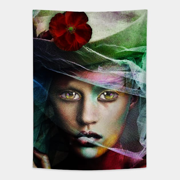 Jolie Mome Tapestry by dodiarty