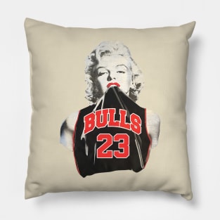 Marilyn Monroe Chicago Jordan Pillow