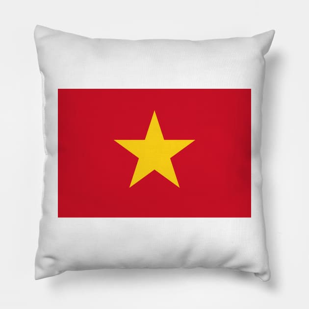 Vietnam flag Pillow by flag for all