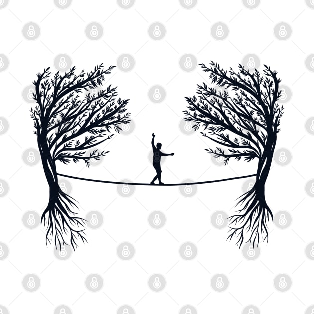 Trickline Trainer Monkey Slackliner Profis Slackline by GraphicsLab