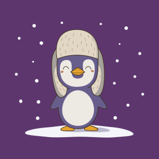 Kawaii Cute Winter Christmas Penguin T-Shirt