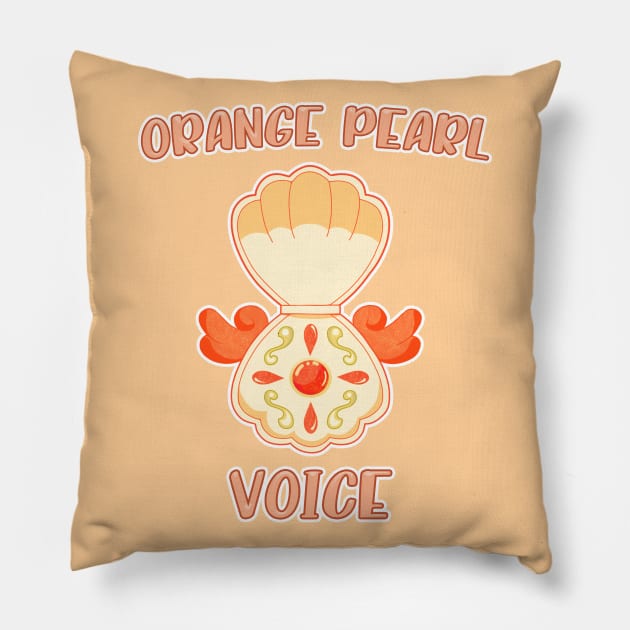 Orange Pearl Voice Pillow by Kiroiharu