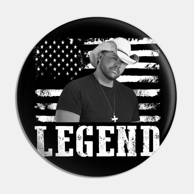 American Toby Flag Keith Music Legend Pin by anonshirt