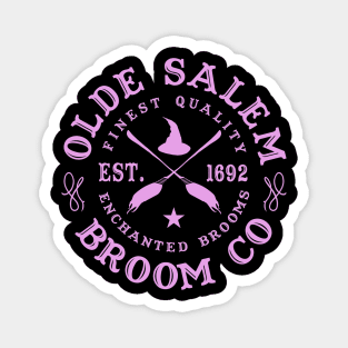 Wiccan Occult Witchcraft Salem Broom Company Magnet