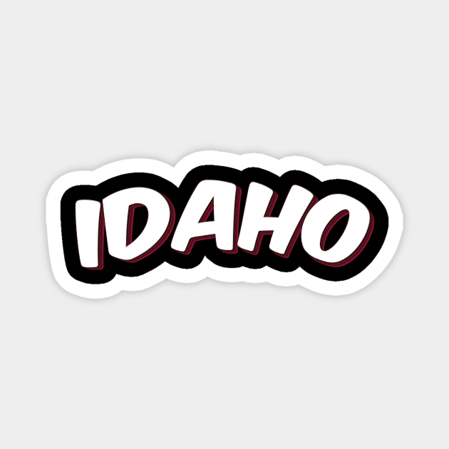 Idaho Magnet by ProjectX23Red