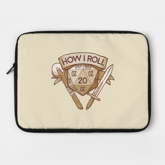 How I Roll D&D Tshirt