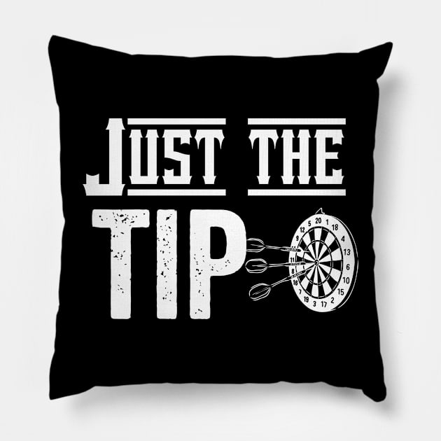 Just the tip - vintage dart Pillow by Syntax Wear