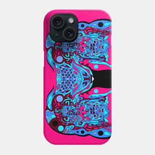 neon jamz mayan astronaut ecopop Phone Case