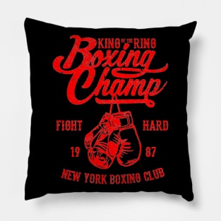 King of the Ring Boxing Champ Pillow