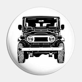 FJ40 Land Cruiser Sketch Art Pin