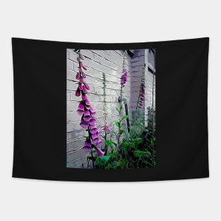 Purple Foxgloves Tapestry