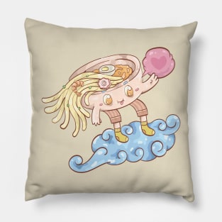 Cute Flying Ramen Pillow