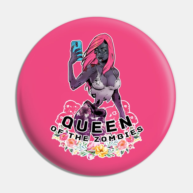 Queen of the zombies Pin by AlexanderMartins_Art