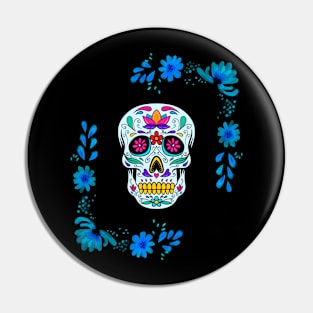 Mexi Skull Pin