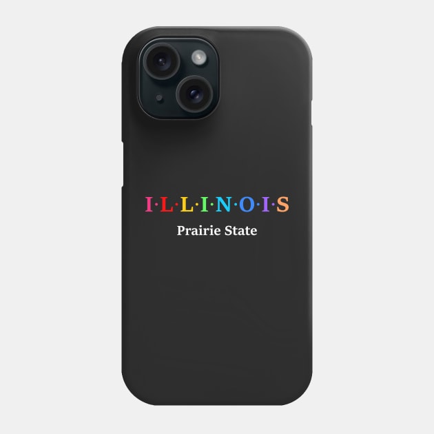 Illinois, USA. Prairies State Phone Case by Koolstudio