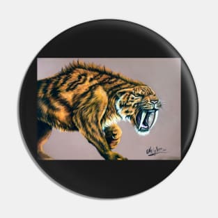 Sabre Tooth Tiger Pin