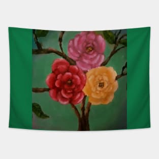 Sublime Flower Roses Tapestry