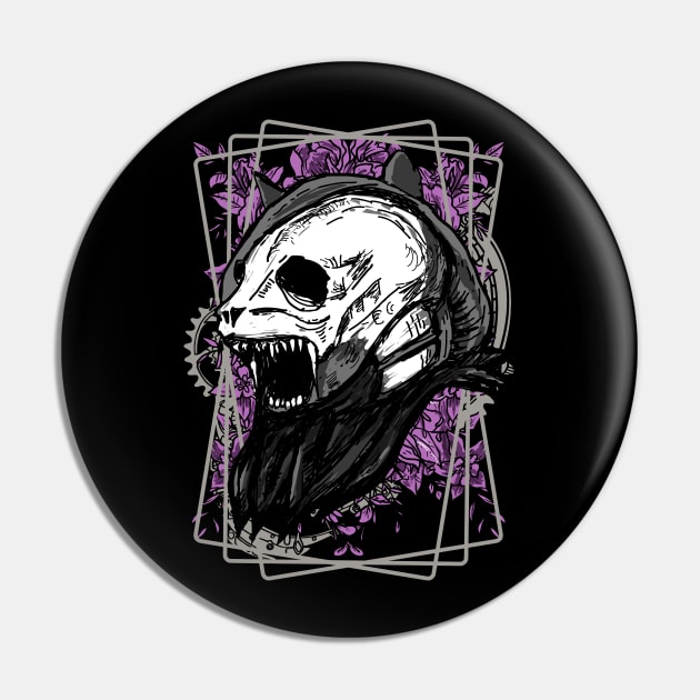 Panda Skulls III Pin by DeathAnarchy