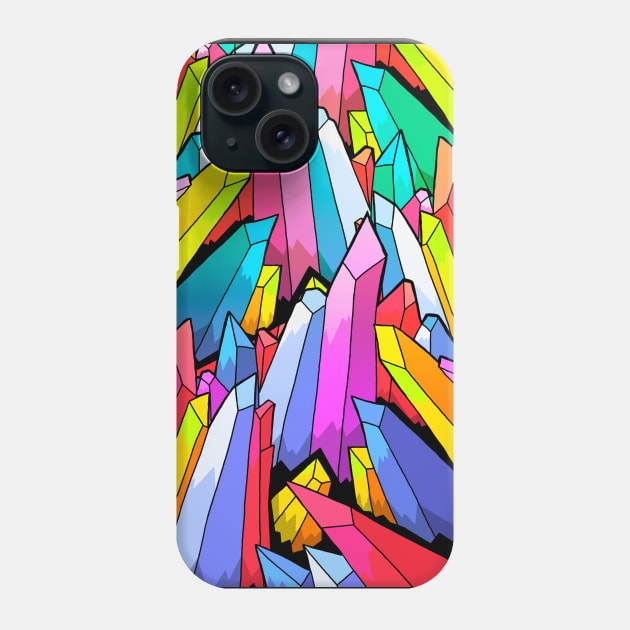 Crystal Forest Phone Case by Swadeillustrations