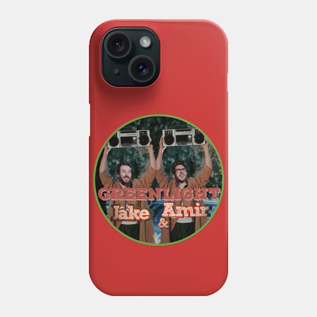 #GreenlightJakeandAmir Phone Case by FolkBloke