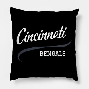 Cincinnati Bengals Retro Football Pillow