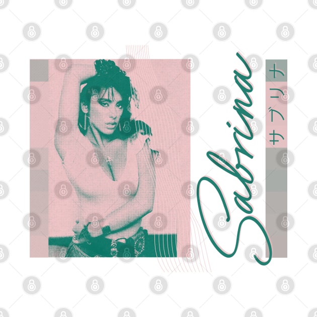 Sabrina Salerno //// Aesthetic 80s Fan Art Design by unknown_pleasures