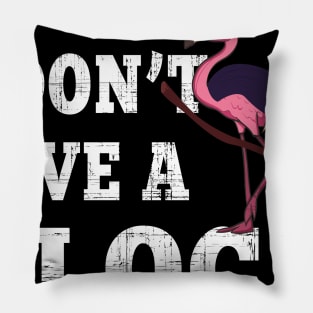 Halloween Flamingo Witch T shirt Funny Gift Flock Women Pillow