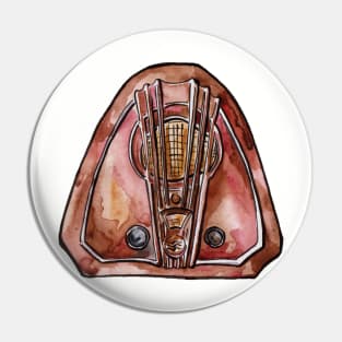 Old Time Radio Pin