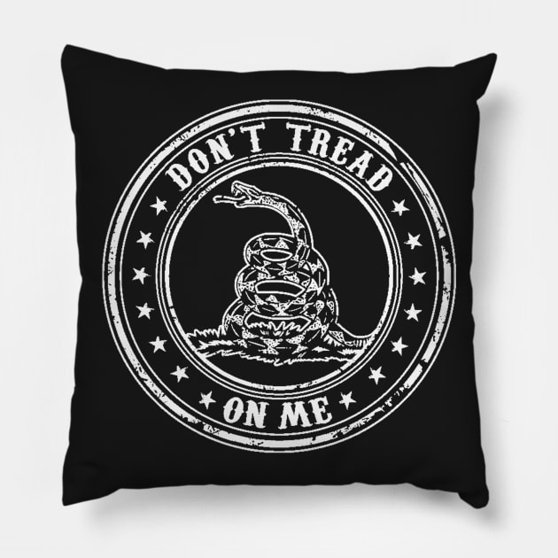 DON'T TREAD ON Me Pillow by Ndolor