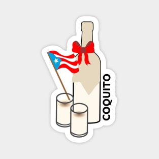 Coquito Puerto Rico Drink Cocktail Boricua Food Magnet