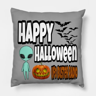 UFO Buster Radio - Alien Halloween Pillow