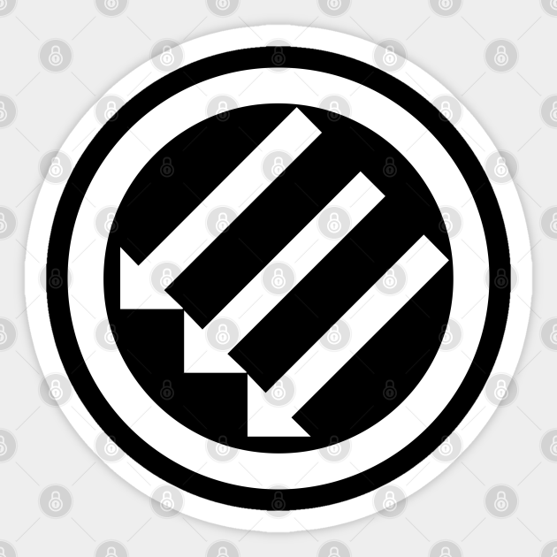 Antifa Post Wwii Anti Fascism Anti Fascist Action Anti Racism Symbol White Antifa Aufkleber Teepublic De