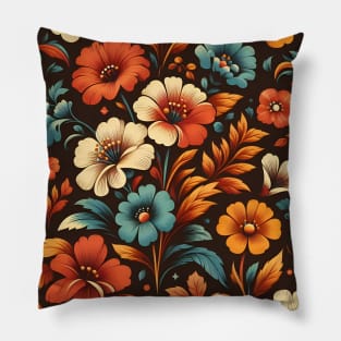 Flowers Blooming Pillow