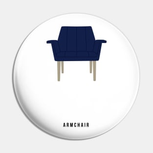 Modernist Armchair Pin