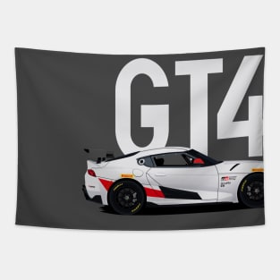 GR Supra GT4 Sport Cars Tapestry