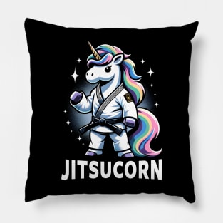 Jiu Jitsu Unicorn Jitsucorn Funny Jiu Jitsu Pillow